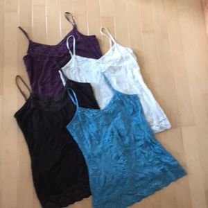 Lot of 4 Maurices Camisole Tank Tops. Size Large.